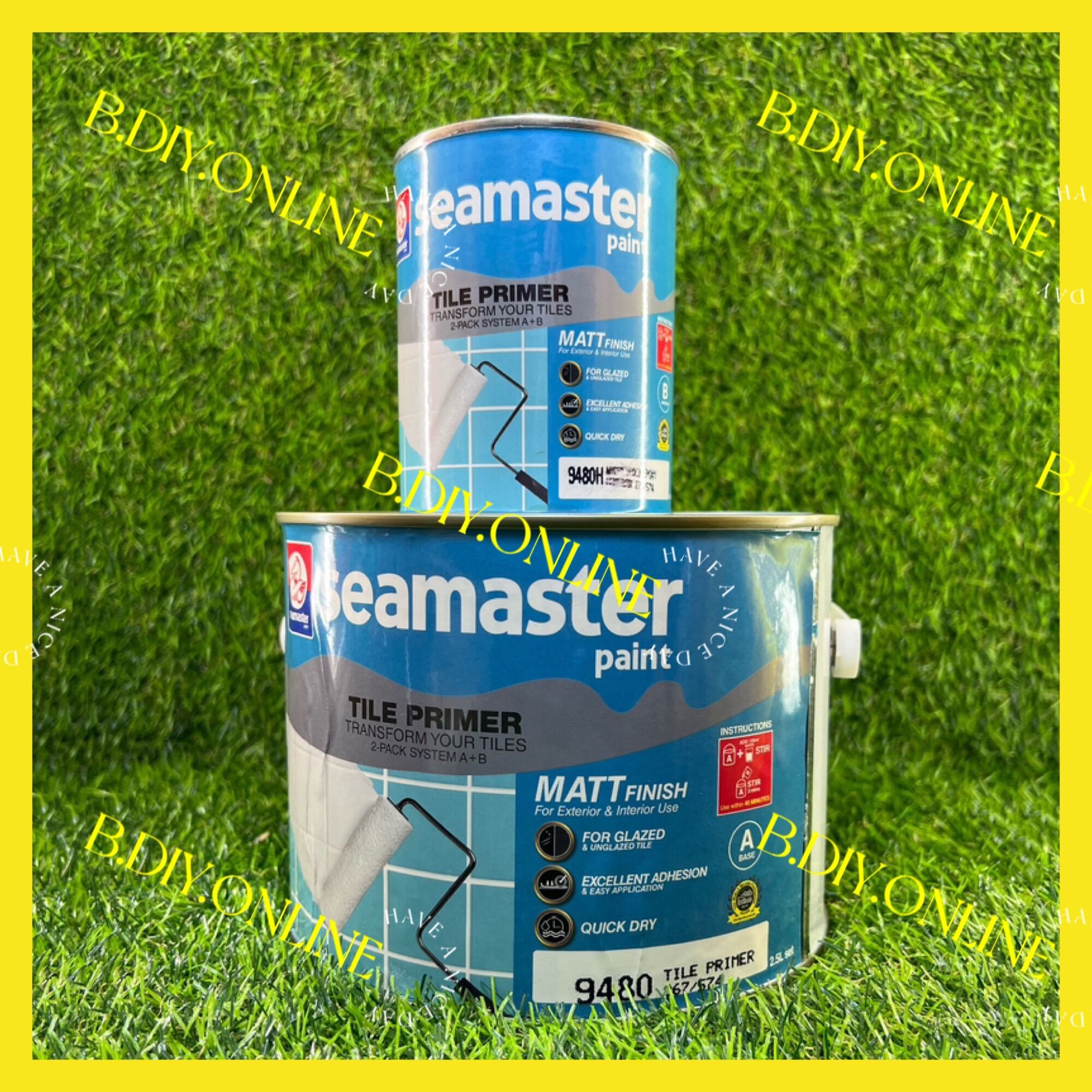 Seamaster Tile Primer Transform Your Tiles 9480 Tile Primer 2.5liter
