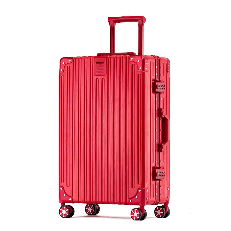 Playboy Suitcase Female Dowry Red Box Trolley Case Suitcase Wedding ...