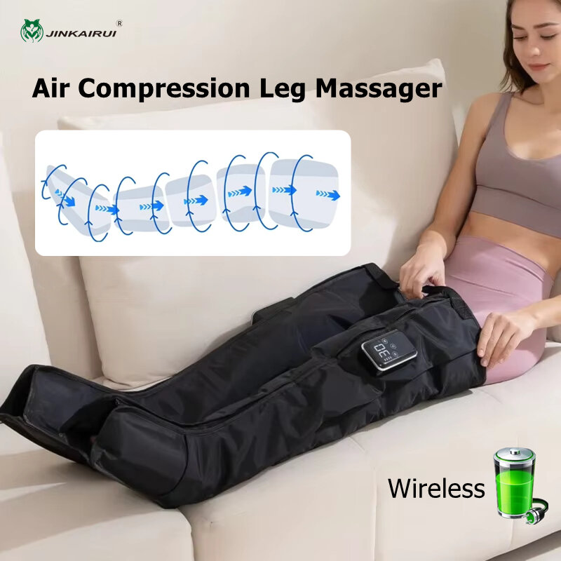 Jinkairui Wireless Leg Massager Air Compression Massager Thigh Calf Foot Massager For Pain Relied and Relaxation ราคา 3,499 บาท*ส่งฟรี