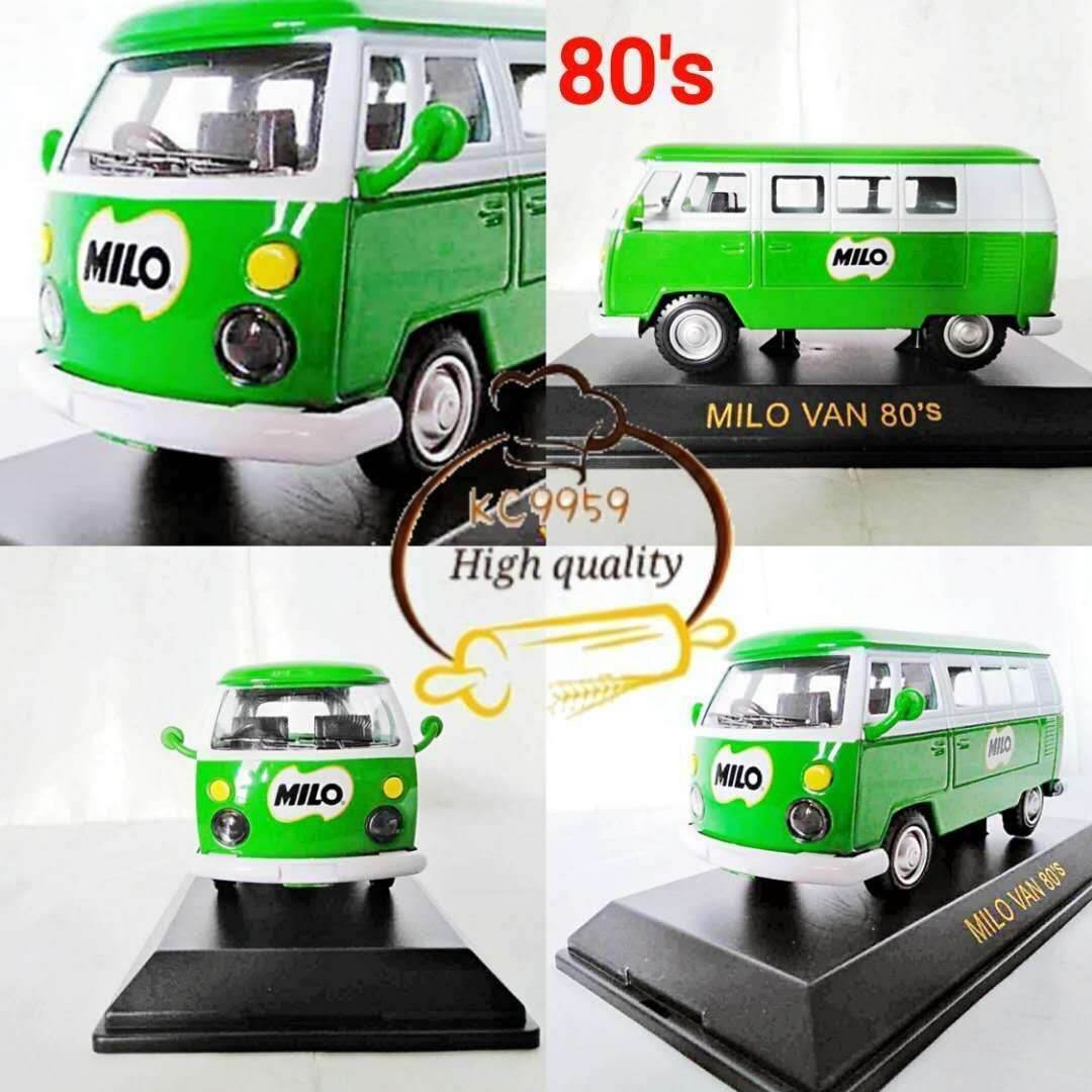 van size 13cm Original Collection car Milo Mini Toy Car Lori Besar Kereta Mainan Kanak. 