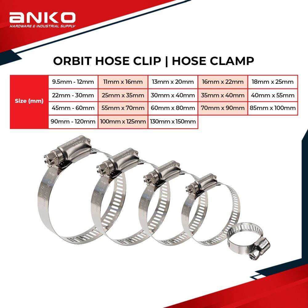 ORBIT HOSE CLIP HOSE CLAMP Lazada