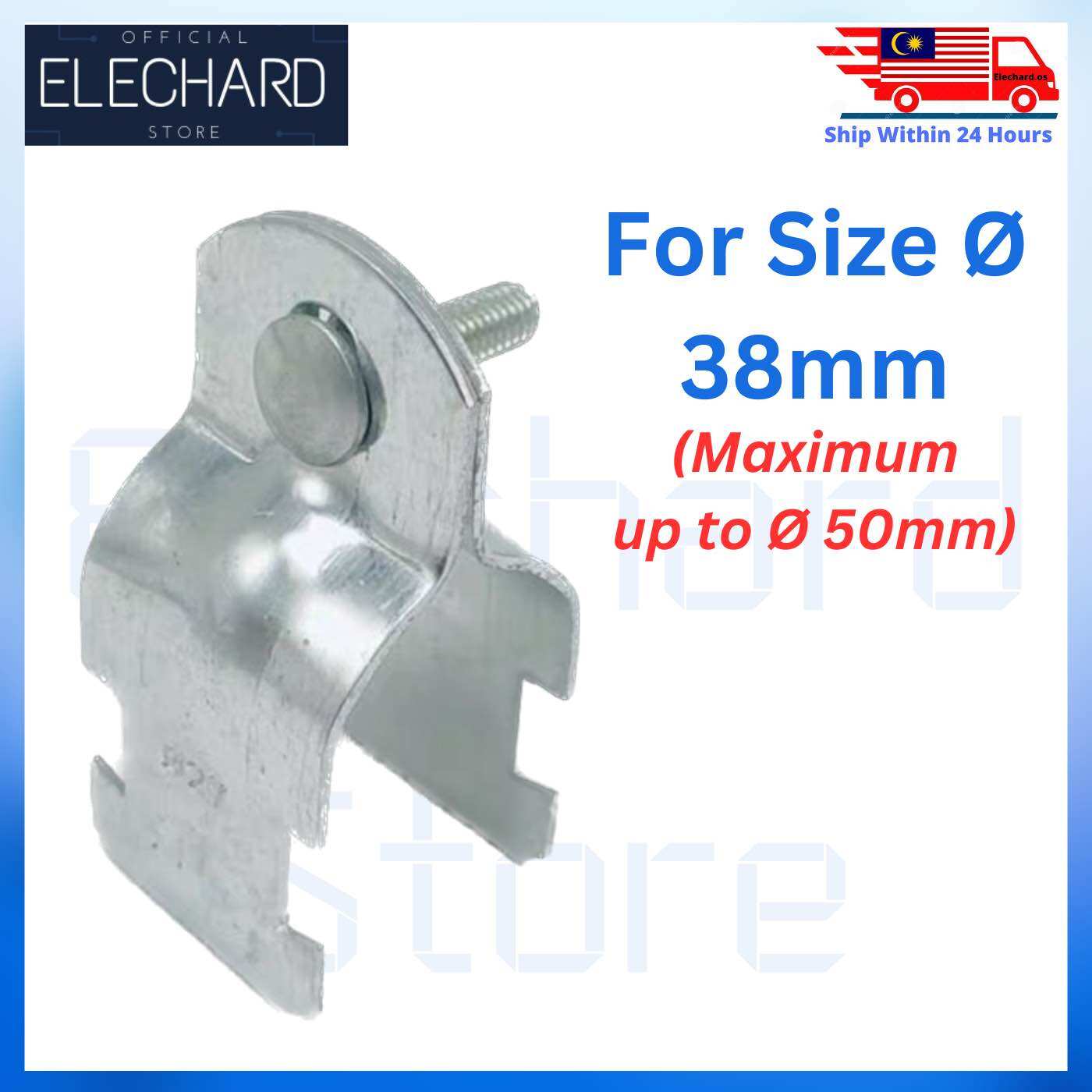 Galvanized Metal Steel Strut Clamp Unistrut Pipe Conduit Clamp Rigid ...