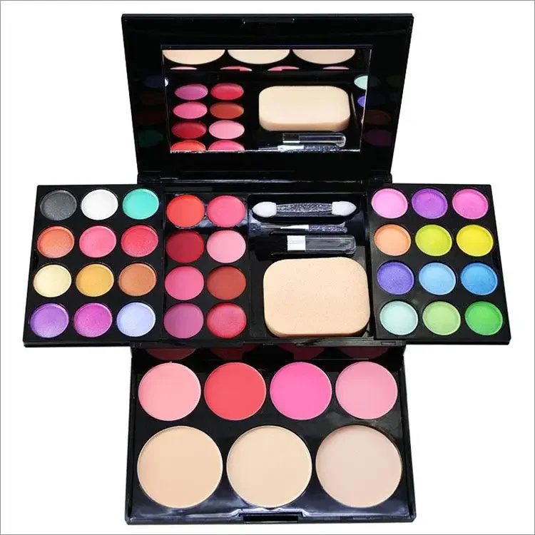 Authentic Aidisi Makeup Kit 24 Colors Eye Shadow Plate +8 Colors Lipstick +4 Colors Blush Makeup Beginner Makeup Set