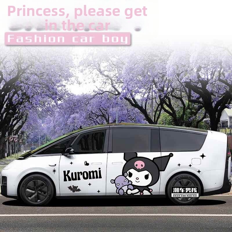 NPC | Customized Cute Kuromi Car Stickers Harga 388 Ringgit*Penghantaran Percuma