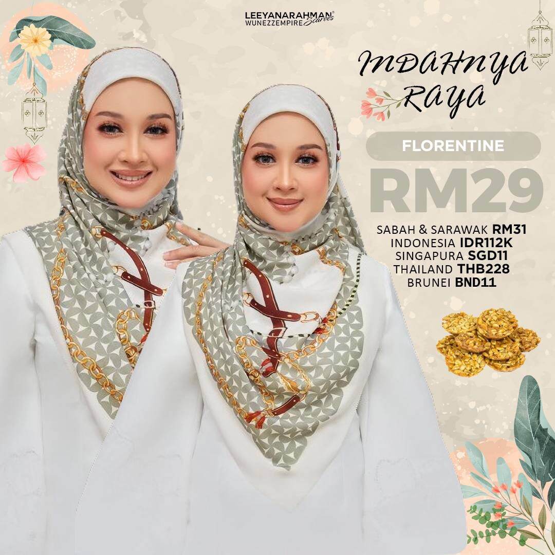 PRE ODER TUDUNG BAWAL LEEYANARAHMAN EDISI INDAHNYA RAYA | Lazada