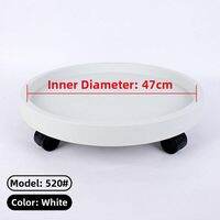 KUWUBIANJING | Reinforced Movable Flower Pot Saucer Wheels Round