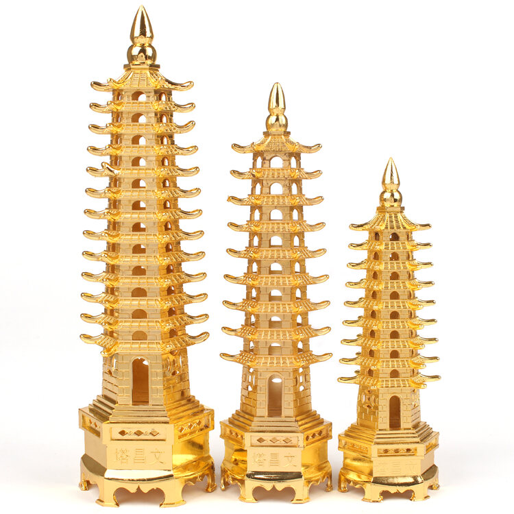 King Wen Feng Shui Wenchang Tower 13-Layer Nine Layer Alloy Academic ...