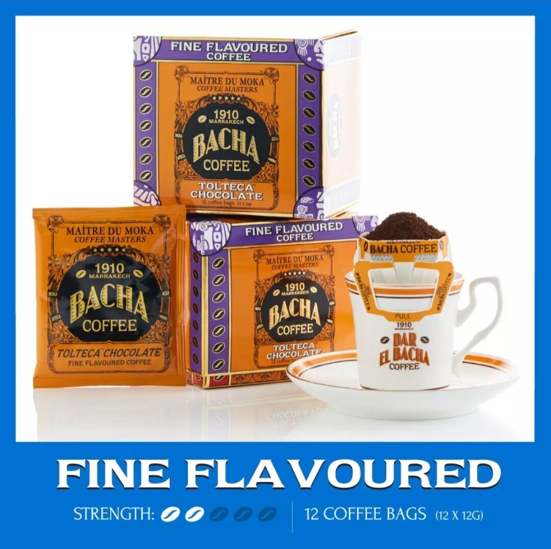 Bacha Coffee Tolteca Chocolate Coffee Bag Gift Box 12g × 12bags
