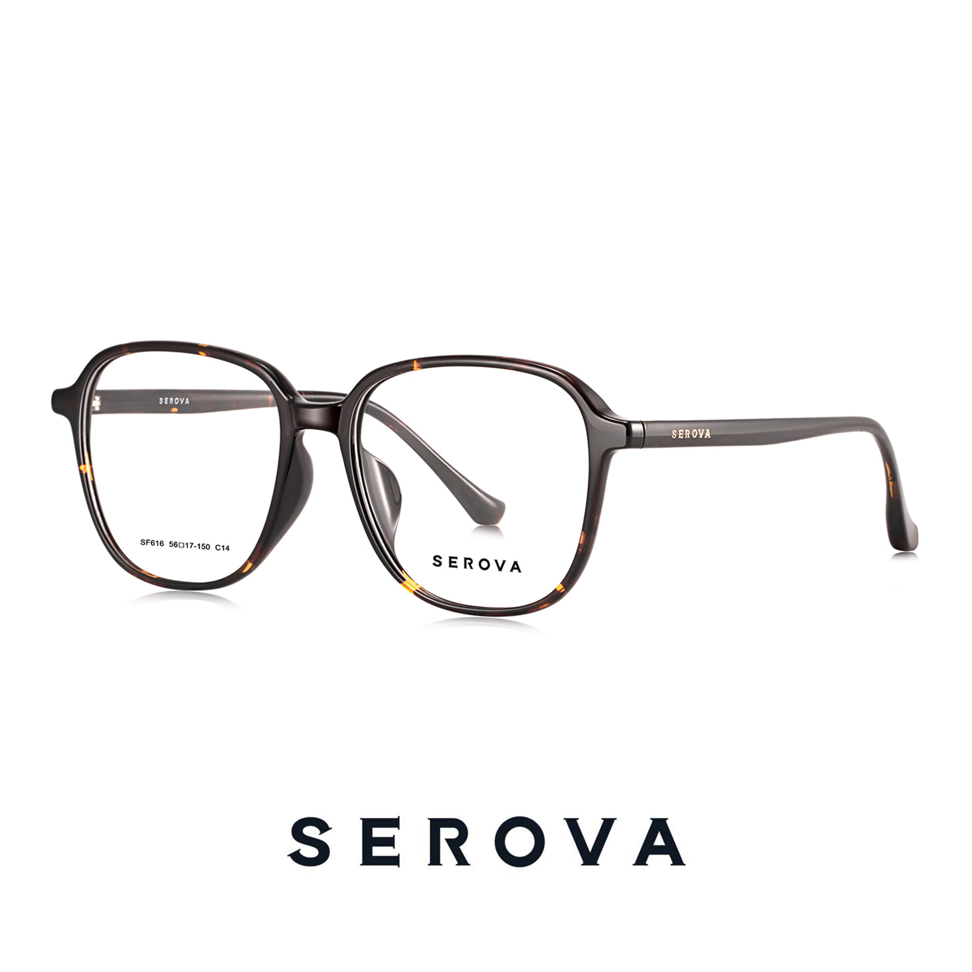 Serova Myopia Glasses, Chemi Lenses U2/U6, Blue Light Filter Glasses (Can Be Used by Both Men and Women. Eyeglasses)-SF616 ราคา 1,919 บาท*ส่งฟรี