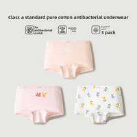 MINI BALA | Antibacterial Comfortable Girl Cotton Underwear 3 Pcs