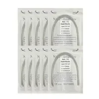 10pack Dental Arch Wires Orthodontic Super Elastic NITI Round Rectangle Archwire Lower/Upper 012/014/016/018/020/16x16/16x22