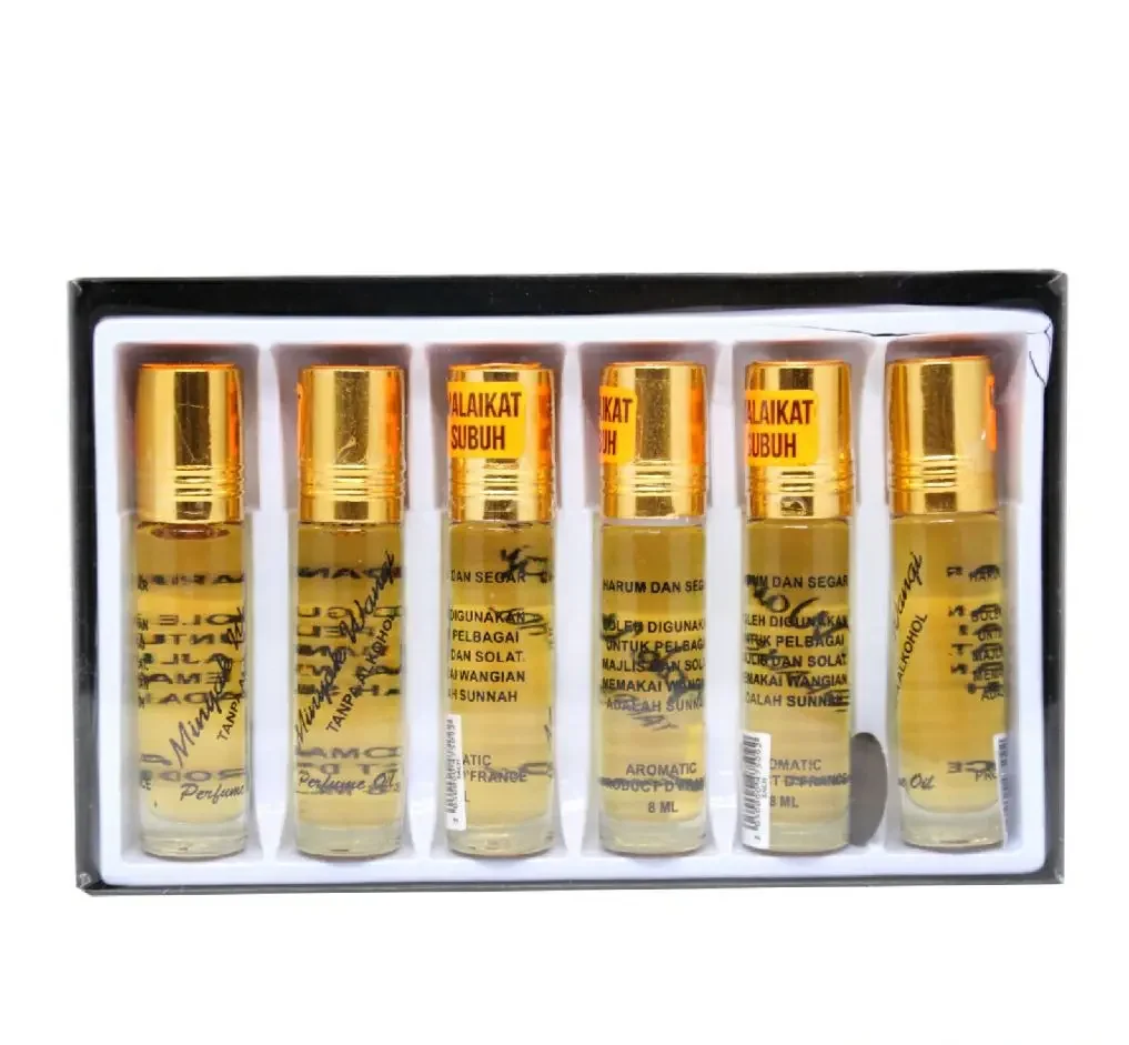 Perfume Attar Oil - Malaikat Subuh (6 x 8ml)