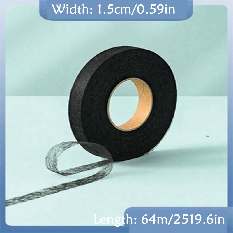 64 Meters White Double Sided Interlining Sewing Accessory Adhesive Tape Cloth Apparel Fusible Interlining DIY Accessories Patchwork