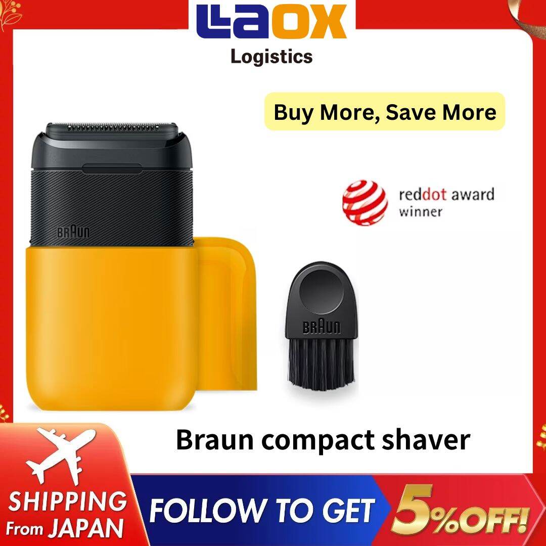 Braun mini shaver M-1010 a compact shaver reduces stress on the skin washable powerful battery gentle on the skin Shipping from Japan Harga 409 Ringgit*Penghantaran Percuma