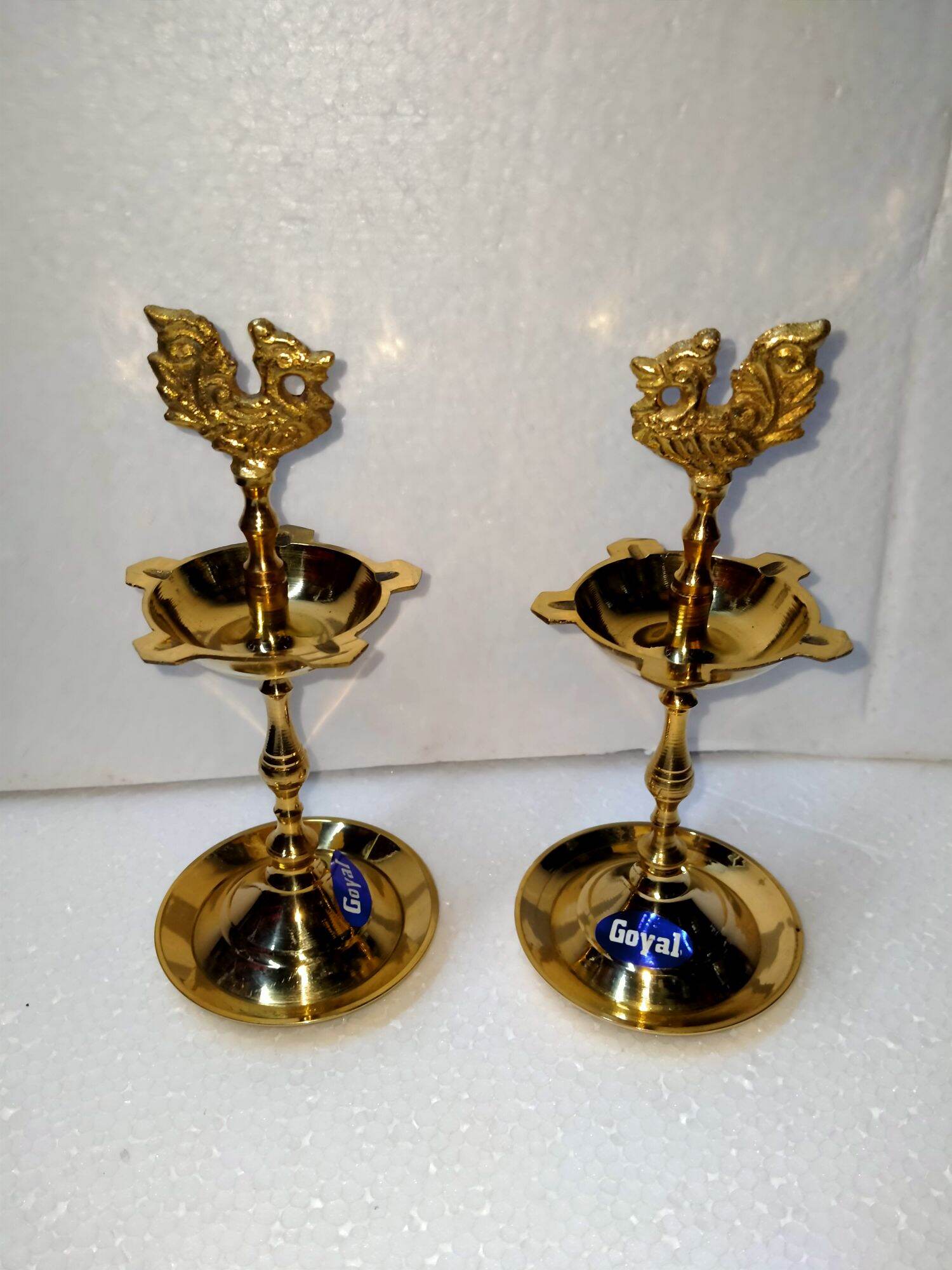 brass mini kutthuvilaku best qualiti solid ..price for 1 pair