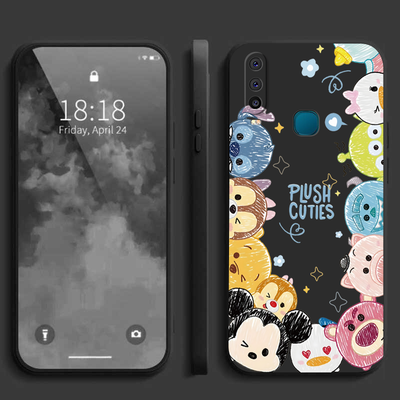 Vivo 1901 1902 1904 1906 V2254 V2206 V2207 V2203 1935 1938 Sweet Mickey Disney Matte Soft Case Cute Flexible Cover Lovely Cartoon Casing. 