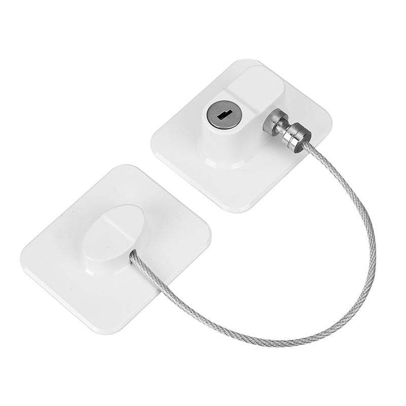 Fridge Cabinet Locks For Kids With Keys Self Adhesive Baby Safety Lock For Door Window Drawer Kitchen Appliance Toilet