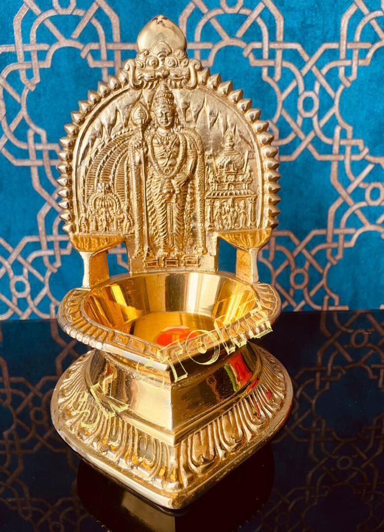 Brass Batu Caves Malaysia Murugar Lamp vilaku / vilakku | Lazada