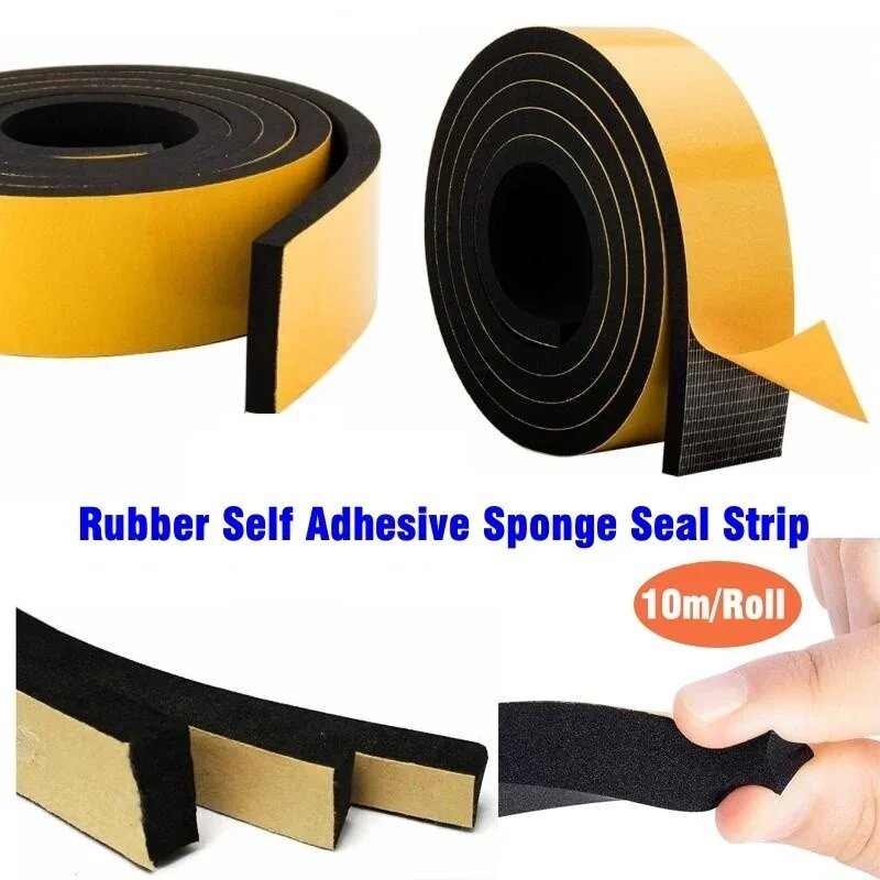 Sponge Rubber Gasket 8mm Diameter X 33 Feet Long EPDM Sponge