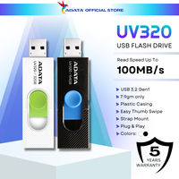 ADATA Pendrive USB3.2 Flash Drive UV320 - Black/White (32GB/64GB/128GB)
