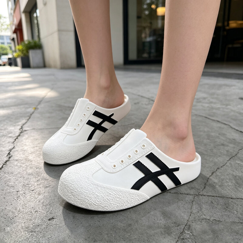 GAJOUK Korean Women Mules Soft Slip on Shoes Nurse Work Garden Clogs Slippers