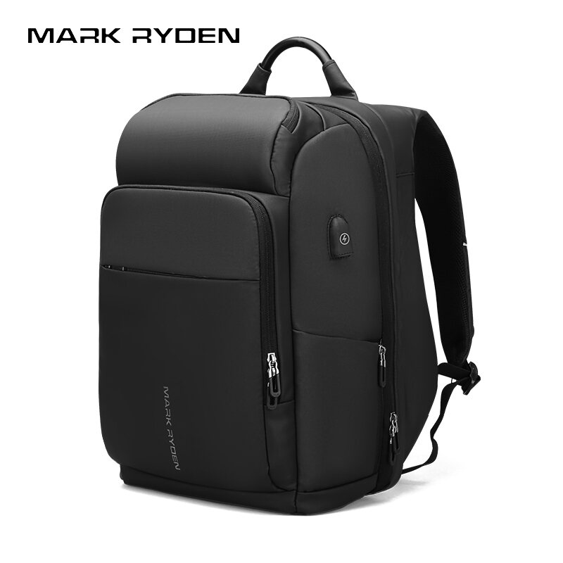 MARK RYDEN Ba lô đàn ông ba lô du lịch cỡ lớn,15.6 17.3 inch túi xách vải chống thấm nước,USB sạc interface quà tặng lễ hội,MR7080
