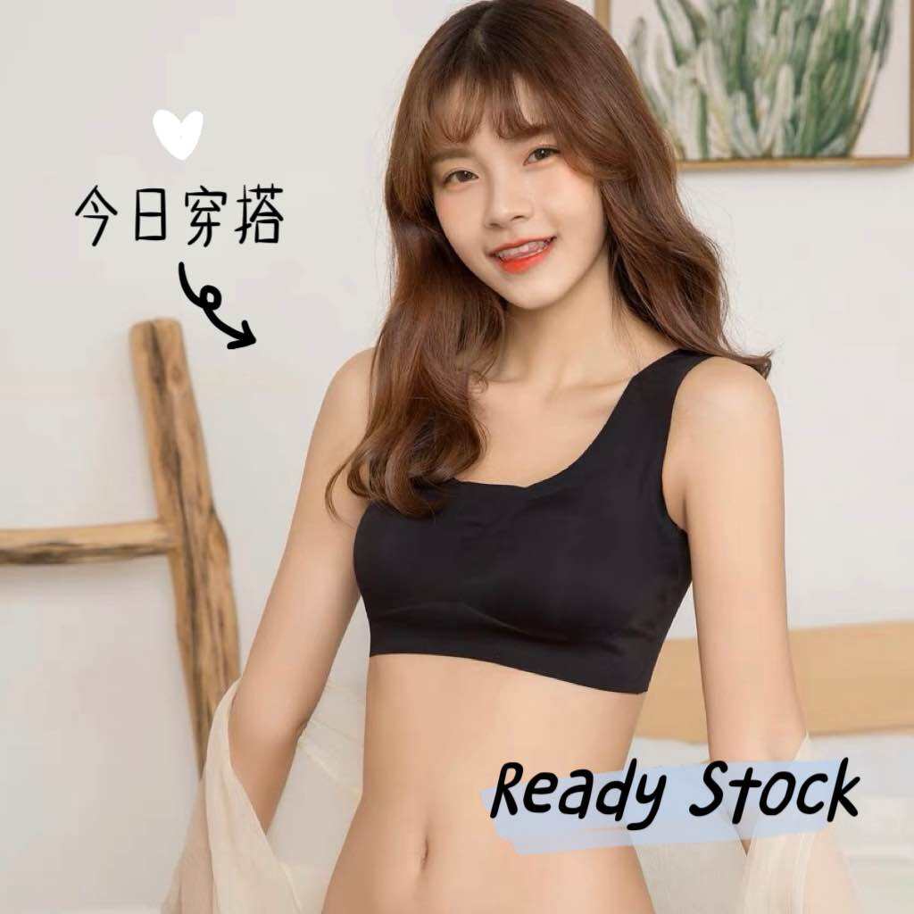 Women Singlet Lace Bra Strap Bralette Padded Inner Casual Undershirt Tube  Top 背心蕾丝内衣吊带上衣女士打底抹胸