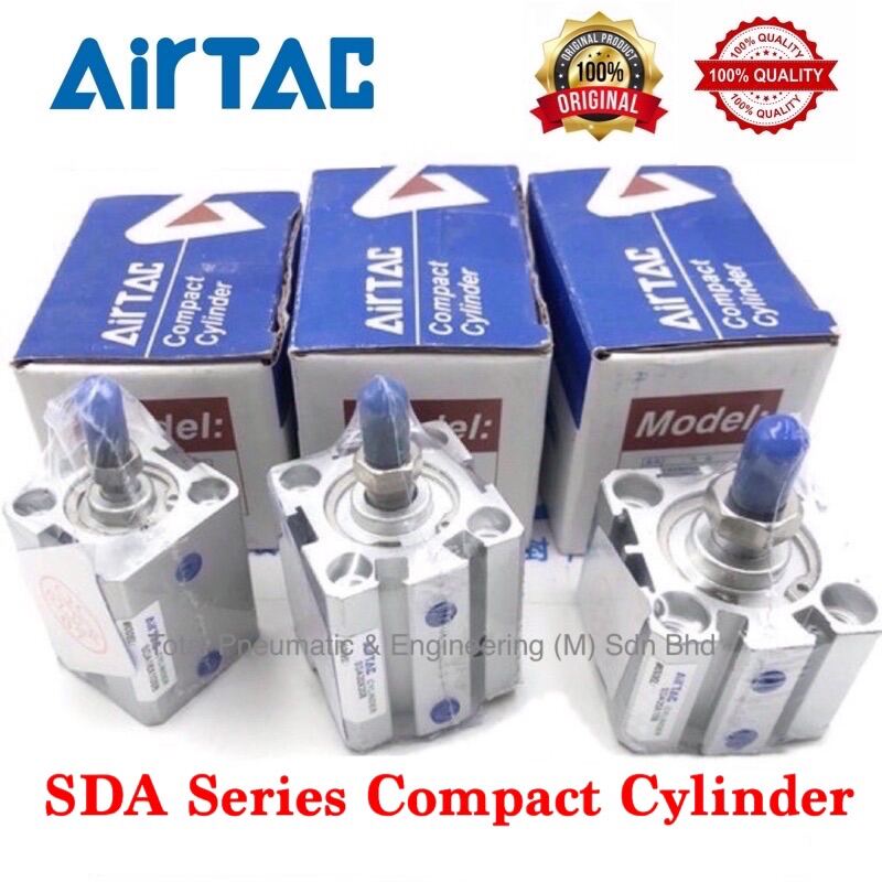 AirTAC SDA Series Pneumatic Compact Cylinder Bore 12mm63mm Air