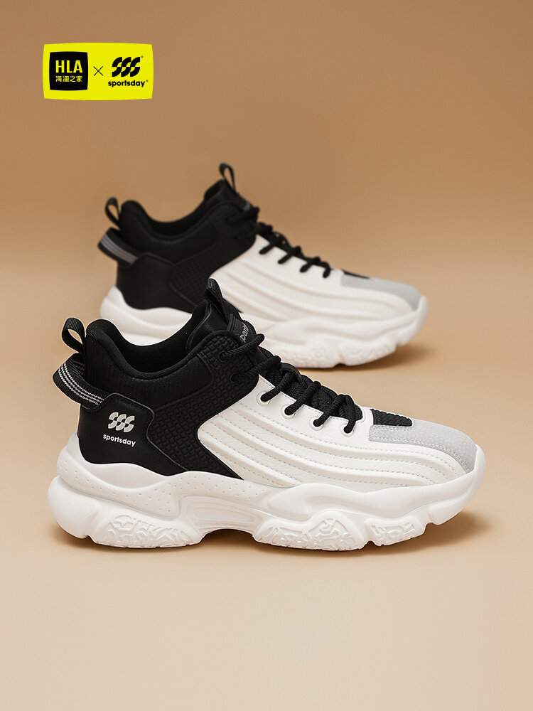 HLA | High Heel Winter New Style Dad Shoes Men's Running Soft Sole Sport Casual Shoes Harga 223 Ringgit*Penghantaran Percuma