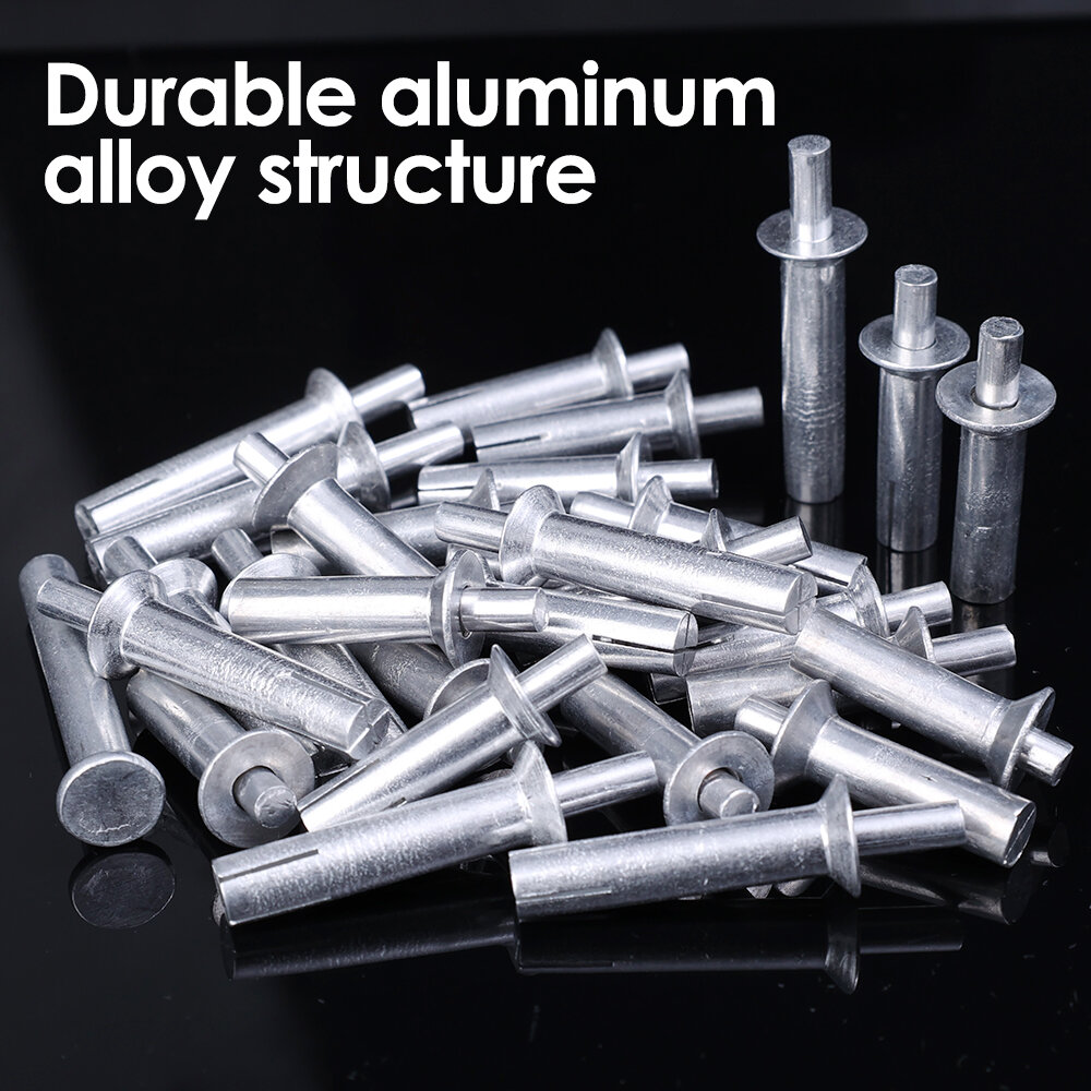Bb Rivet 6 Size Aluminum Core Expansion Rivets Semicircle and Countersunk Head ...