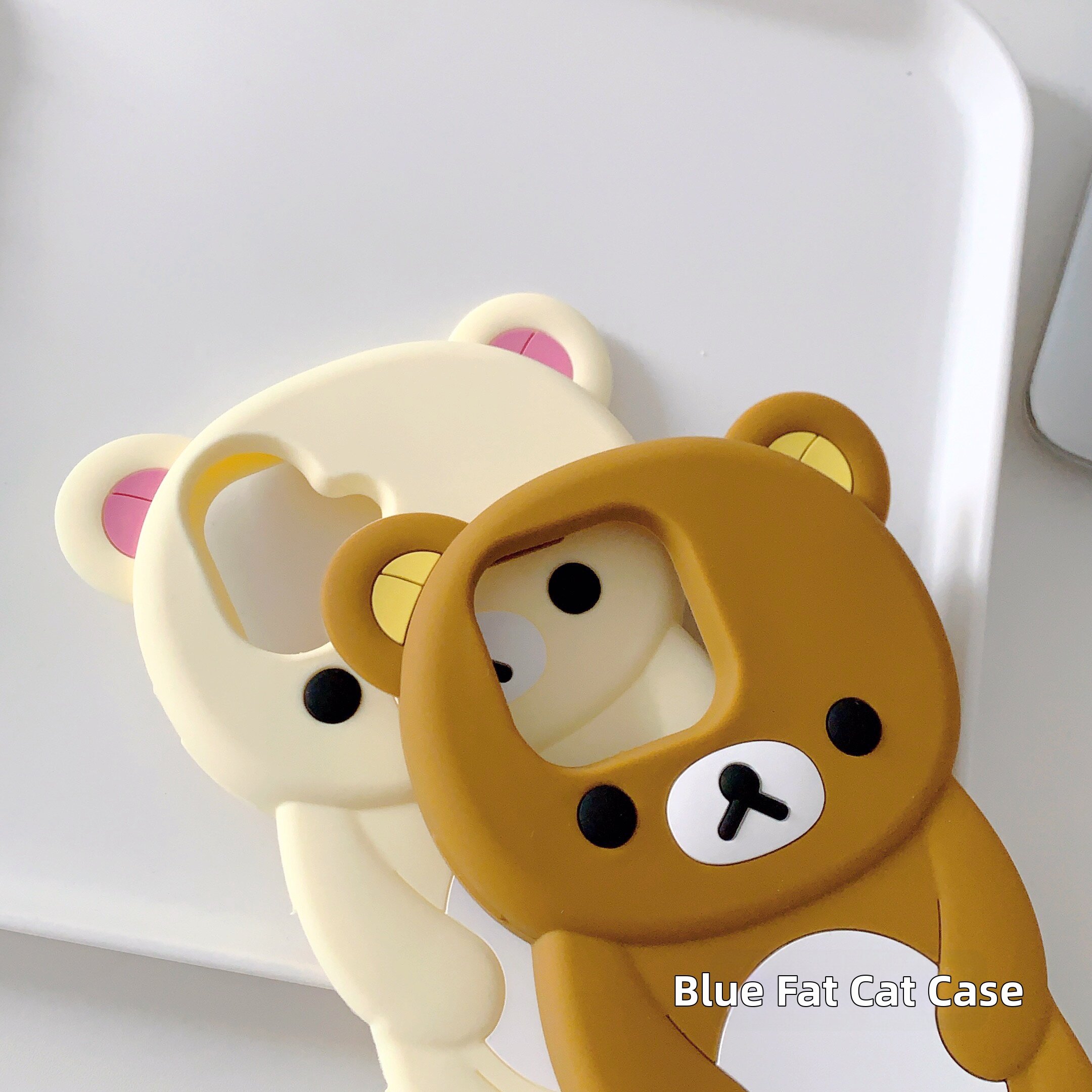 Cute Bear Silicone Phone Case For Iphone Protective Cover_voghion.com