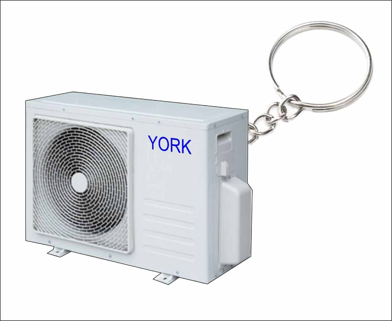 York Aircond Keychain 2d daikin acson mitsubishi sharp gree midea Lazada