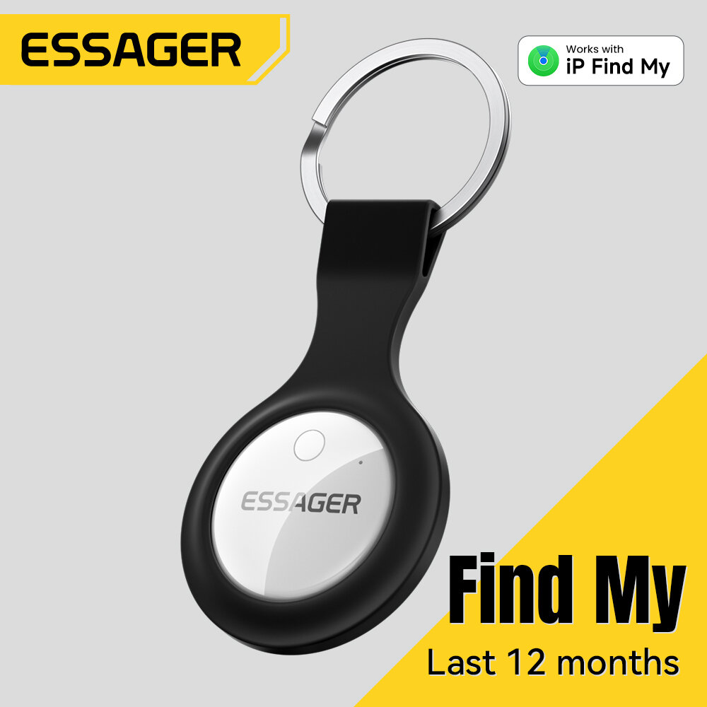 Essager Smart Tag Tracker Security Positioning Anti-loss Device Locator Wireless Finder Device Mini Anti-loss Device For Backpack Wallet Luggage Pet Bicycle Keys For iPhone17Pro Max 16Pro Max 15 Pro ราคา 244 บาท*ส่งฟรี
