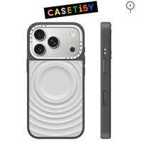 Bản gốc hợp kim casetify gợn iPhone 18 Pro Max/iPhone 17 Pro Max/iPhone 17 Pro / iPhone 16 Pro Max/iPhone 15 Pro Max/iPhone 12 13 14 Pro Max Case [bằng nhôm cao cấp kết thúc/MagSafe phụ kiện tương thích/4.9 ft. 1x Bảo vệ chống rơi bậc quân sự]