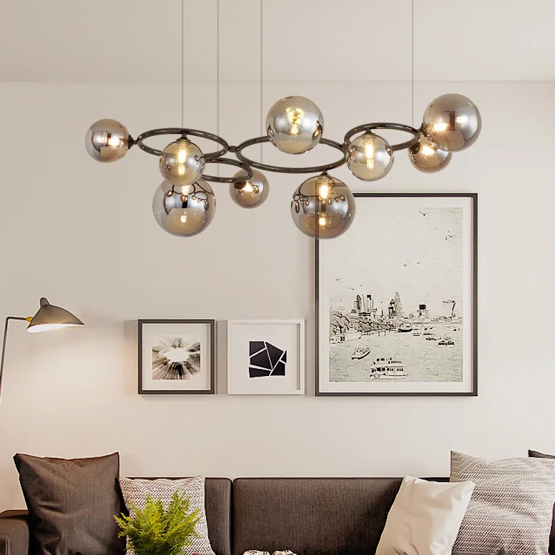 Nordic home decor Chandeliers for dining room lustre pendant lights hanging lamps for ceiling Light fixture indoor lighting ราคา 5,626 บาท*ส่งฟรี