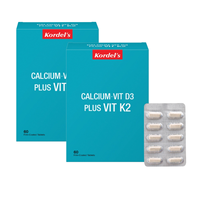 KORDELS Calcium-Vit D3 Plus Vit K2 60s × 2 (Film-Coated Tablets)