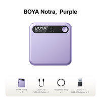 BOYA Notra AI Voice Recorder 64GB Smart Recorder AI Note Taker Mini Recorder for Ambience Phone Bluetooth Calls Meetings Lectures Interviews AI Transcription and Summary