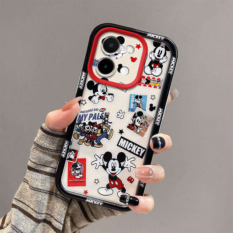 Vivo Y05 / Y11D Case For Vivo Y05 / Y11D【The latest silicone soft case cartoon cute female boy camera protection phone case cover-Y2】