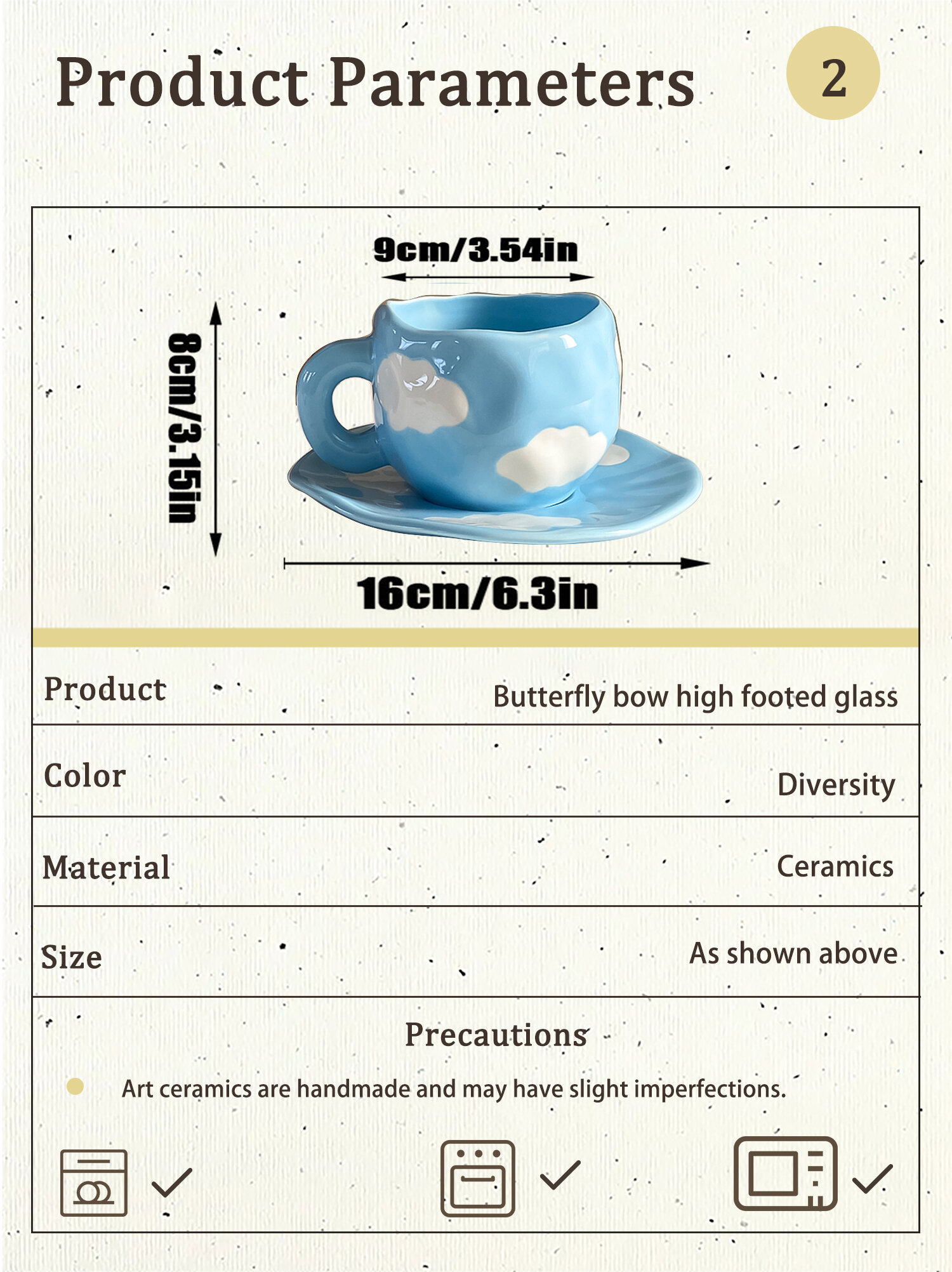 280 ml, ręcznie malowany, ceramiczny kubek w kratkę z motywem serca i chmurki, w stylu nordyckim, prezent na kawę
_voghion.com