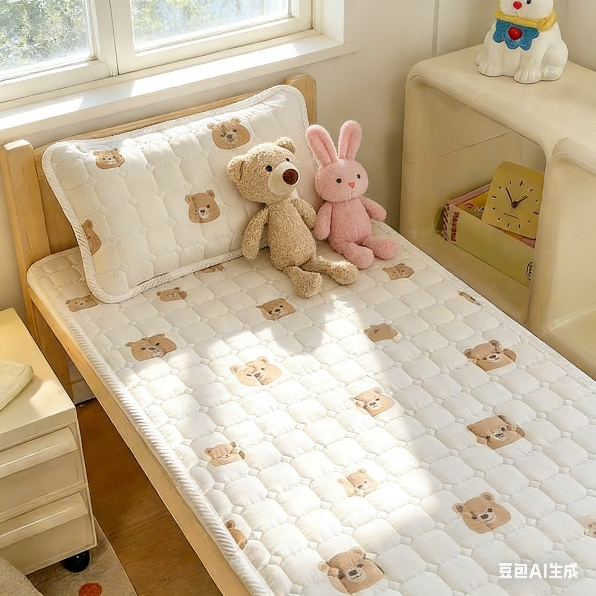 Insular | Double Layer Cotton Baby Mattress Soft Crib Pad for Kids Kindergarten Bedding A new baby crib mattress
