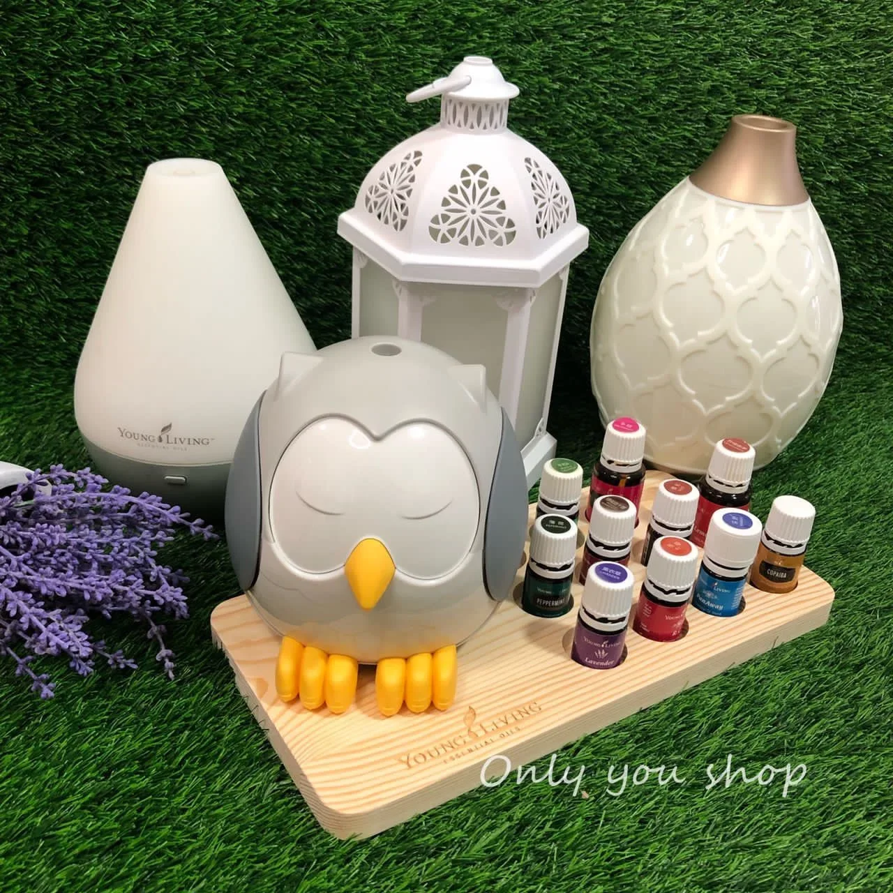 Young Living Wood Display Rack for Diffuser & Essential Oil (Ready Stock)