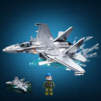 Sluban | Fighter Jet Model Building Blocks Toy