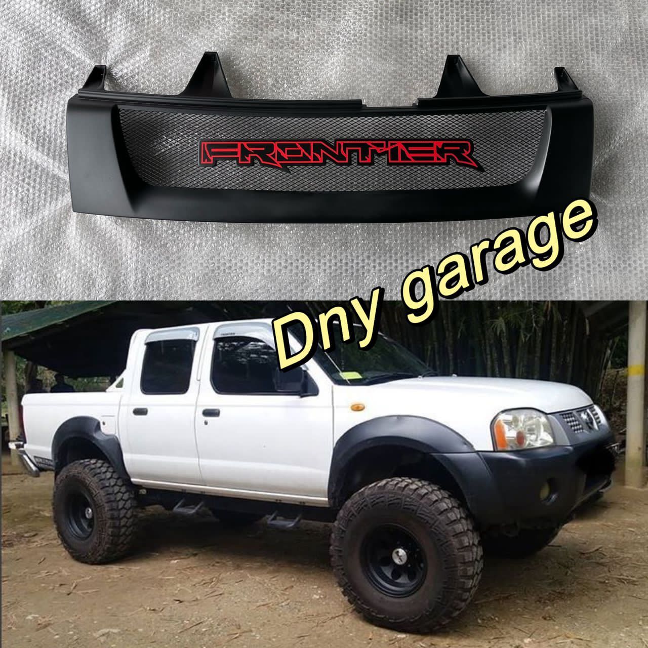 Motor-1 Chrome Vertical Slat Grille – Badgeless – Fits 2005-2008 Nissan Frontier/Pathfinder – MT1-MC6050RTRFZRGAT1M