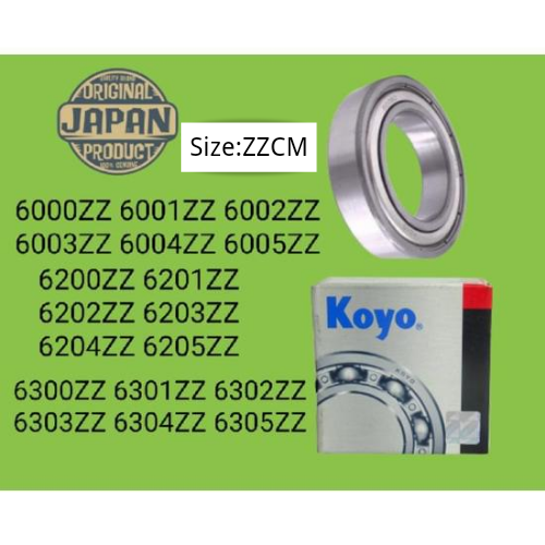 Koyo Japan Motorcycl Ball Bearing ZZ CM 6000 6001 6002 6003 6004 6005 ...