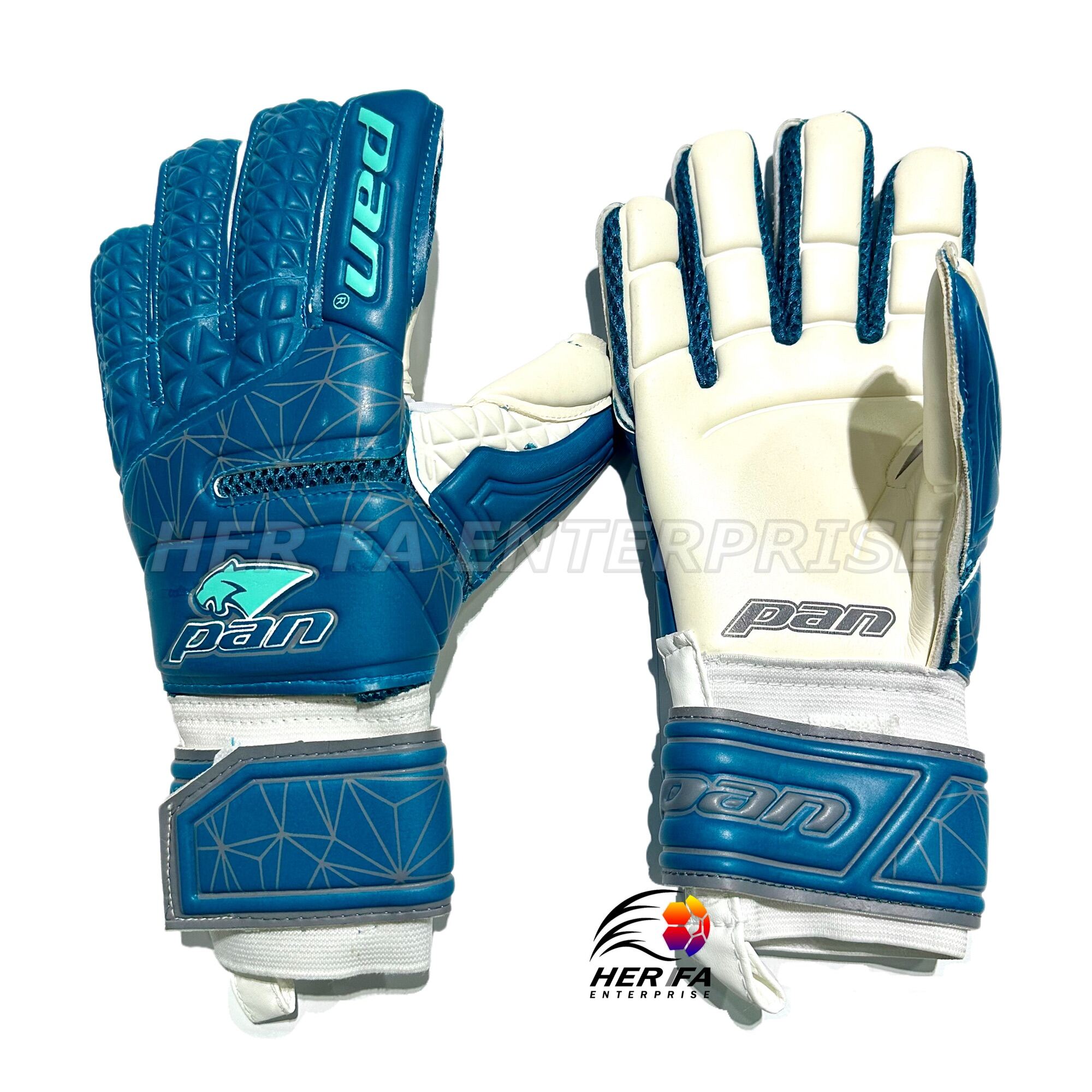 PAN Supremo Goalkeeper PV 1546 Glove with Fingersave Football Futsal Match Glove Lazada