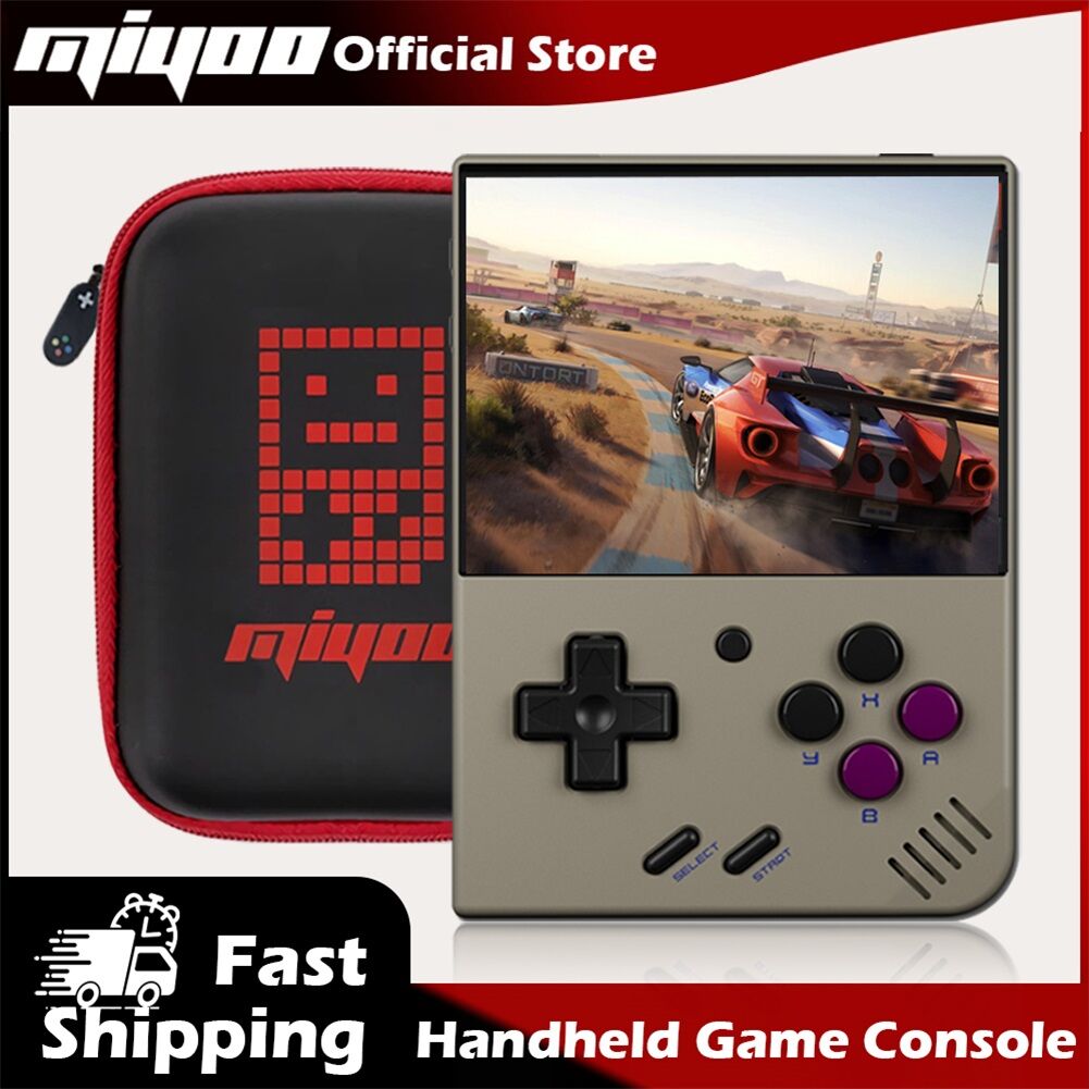 Miyoo Mini Plus Retro-Style Handheld Game Console, 3.5-Inch Ips Screen, Linux System, Classic Video Game Player. with Travel Bag, Gaming Gift ราคา 1,619 บาท*ส่งฟรี