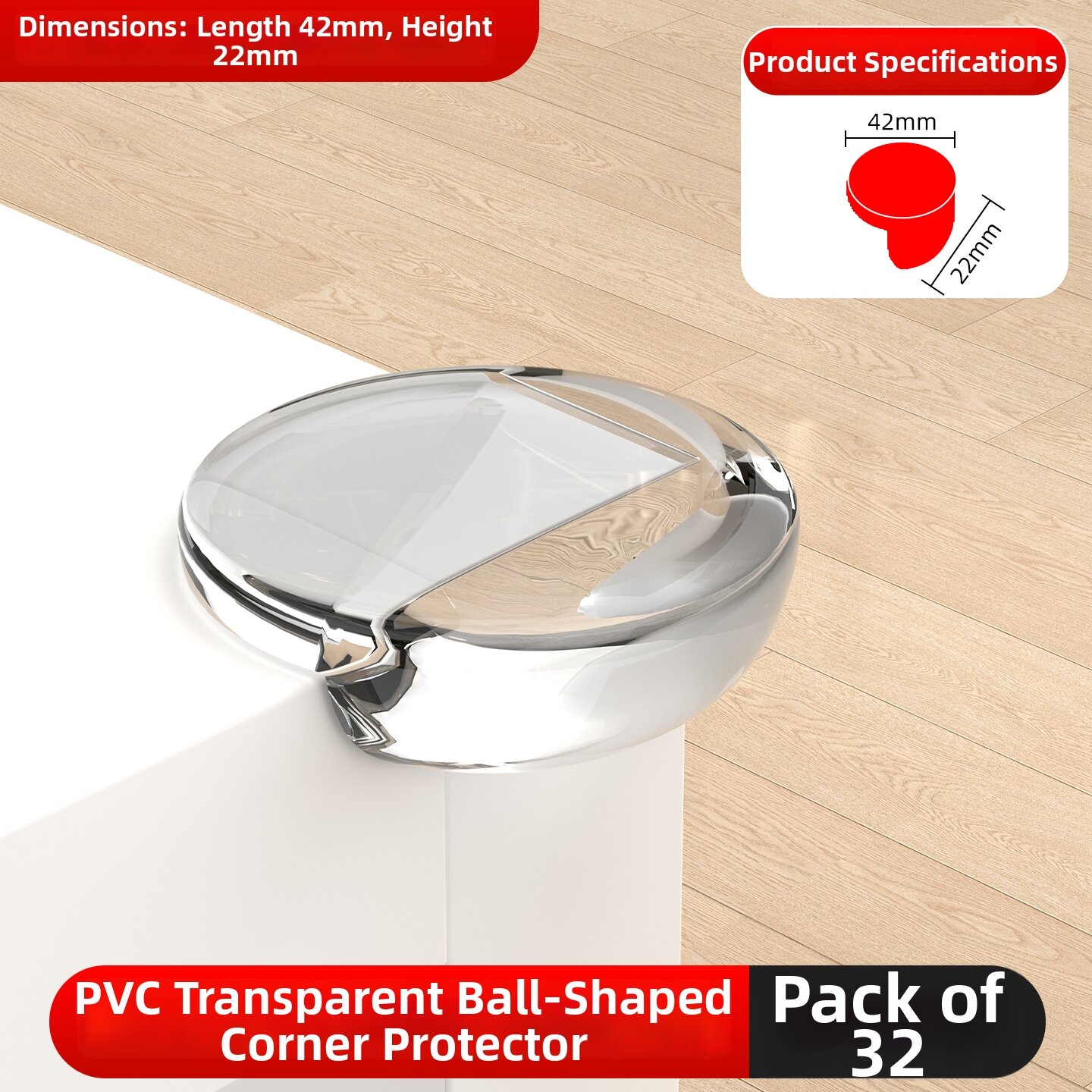 SONGYU | Transparent Anti-Collision Thickened Table Corner Protectors