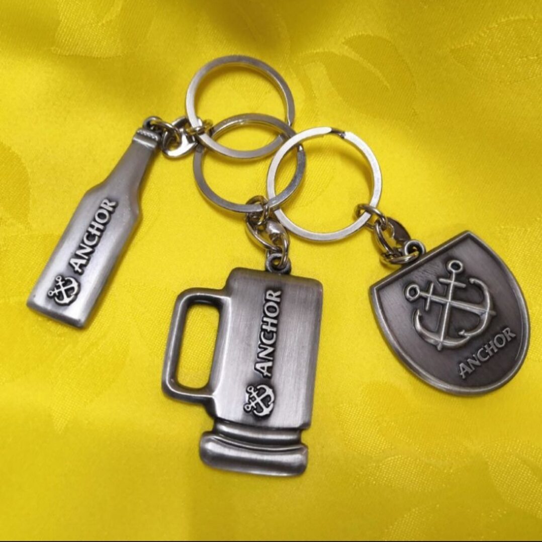 Limited Edition Anchor Beer Keychains Set 