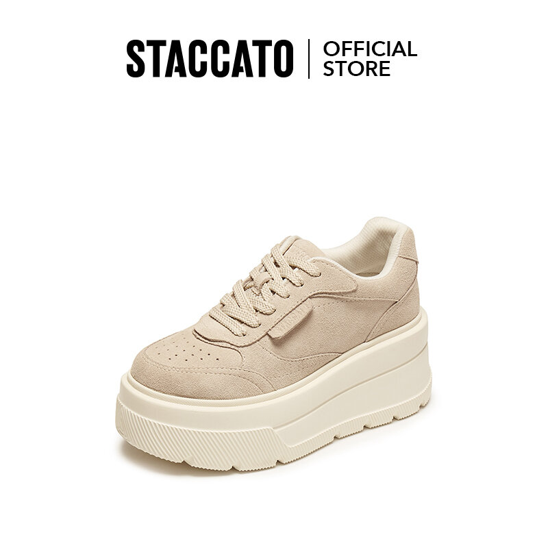 Staccato Women's Casual Shoes Platform Elevator Shoes C2152 ราคา 4,360 บาท*ส่งฟรี