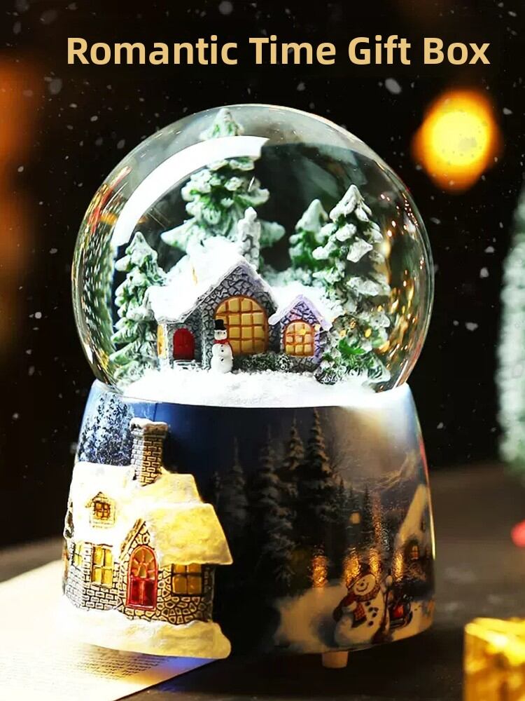 Time's Baby | Bluetooth Speaker Music Box Crystal Snowball